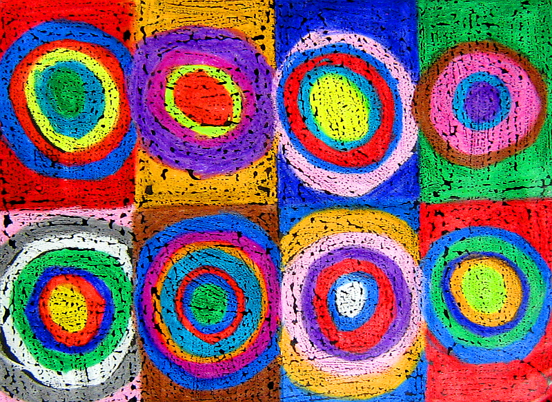 The SmARTteacher Resource Colors Of The Day Kandinsky Circles